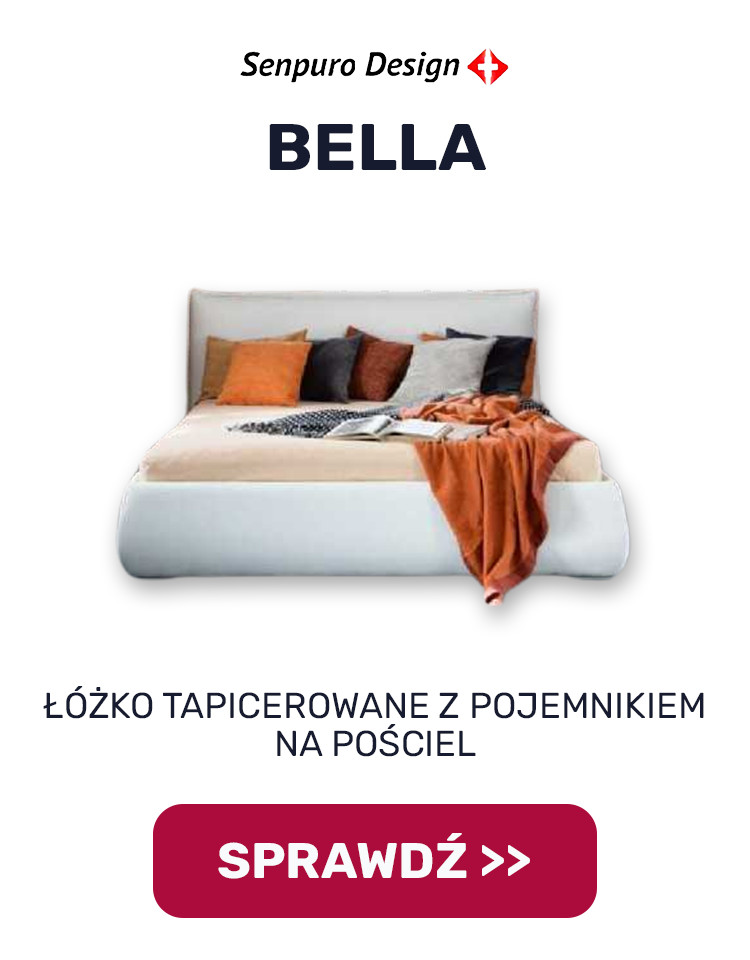 Łóżko tapicerowane Bella